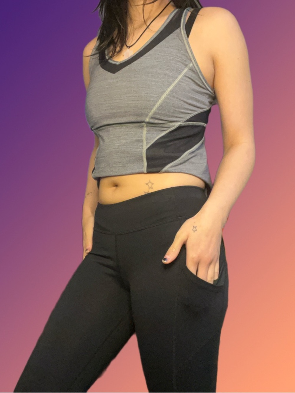 โจ Comfy & Chic: Diadora Black Leggings โจ - Picture 3 of 7